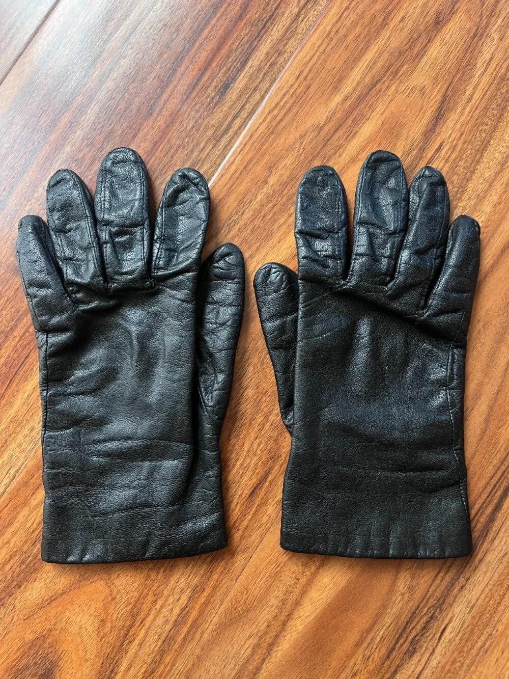 Fownes Vintage Black Genuine Leather Gloves With Thinsulate L